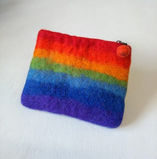 rainbow purse