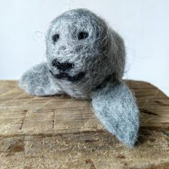 felt grey seal
