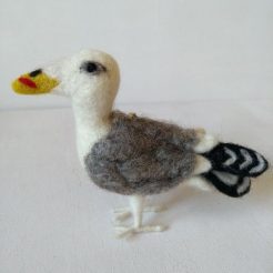 felted seagull