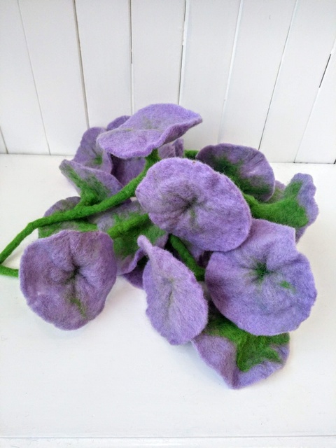 lilac flower garland